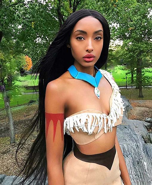 Pocahontas Halloween Costume Idea