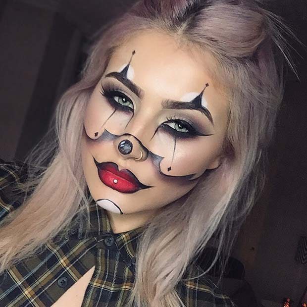 63 Trendy Clown Makeup Ideas for 2020 - StayGlam