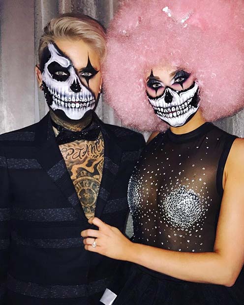 Skeleton Couple Costume for Halloween