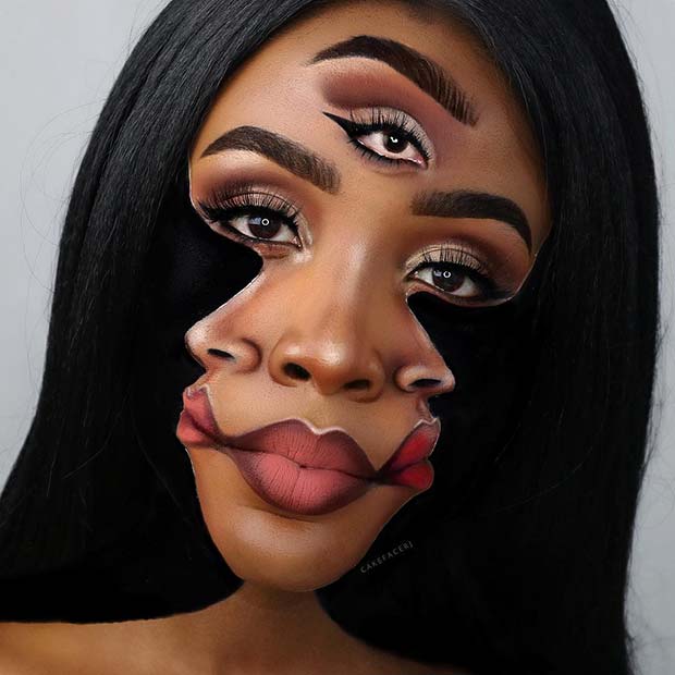 23 Trippy Illusion Makeup Looks For Halloween Stayglam 