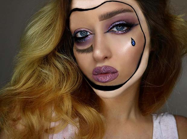 23 Trippy Illusion Makeup Looks for Halloween