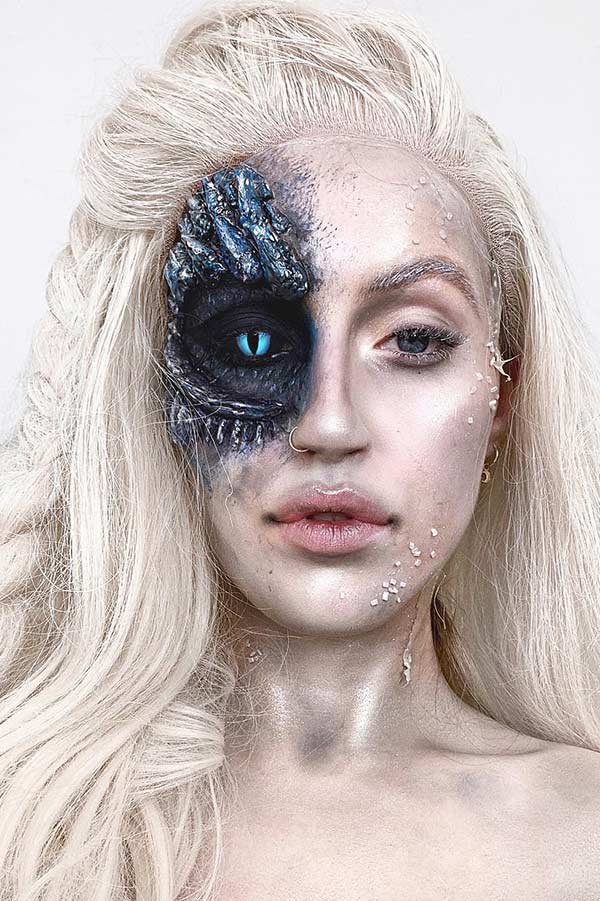 Daenerys Targaryen Halloween Makeup