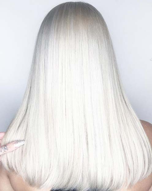 Icy Blonde Hair for Winter