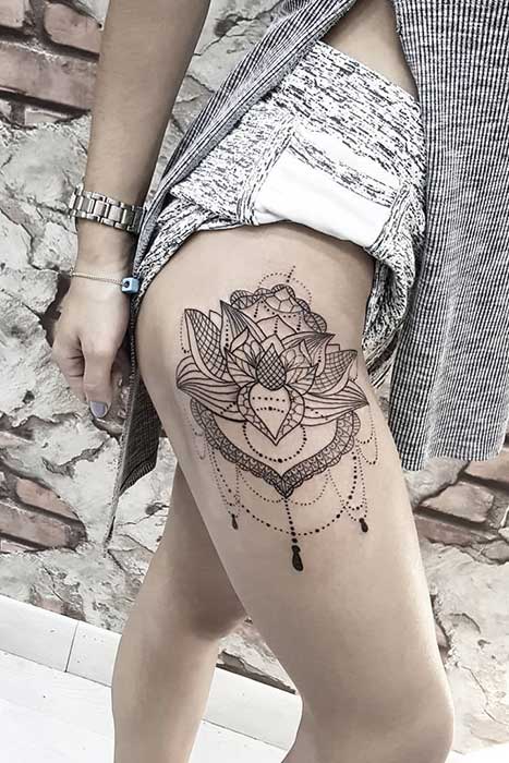 Lotus Tattoo Inspiration  pictures on skin  Thinkin Skin Temporary  Tattoos