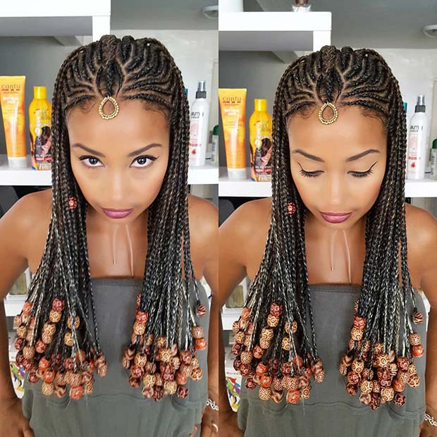 63 Badass Tribal Braids Hairstyles to Try - Page 3 of 6 - StayGlam