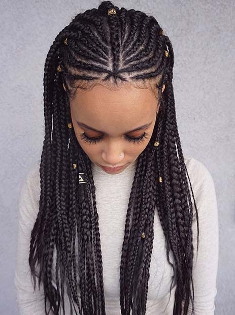 Beautiful & Trendy Tribal Braids 