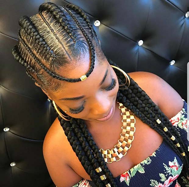 63 Badass Tribal Braids Hairstyles to Try - Page 2 of 6 - StayGlam