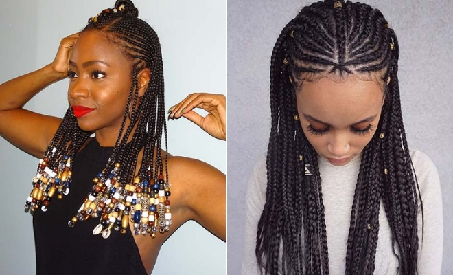 63 Pictures That Prove Goddess Braids Are Still Trending  Goddess braids,  Braids with curls, Braids for black hair