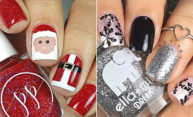 christmas holiday nails