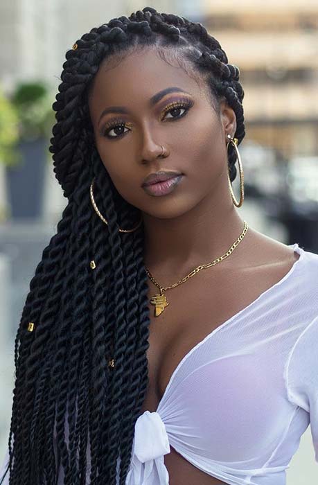 23 Eye Catching Twist Braids Hairstyles For Black Hair 23 Eye Catching Twist Braids Hairstyles For Black Hair