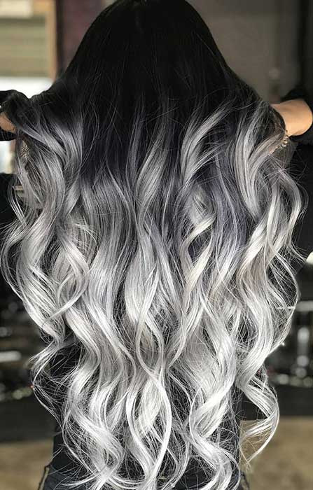 Black And Gray Hair