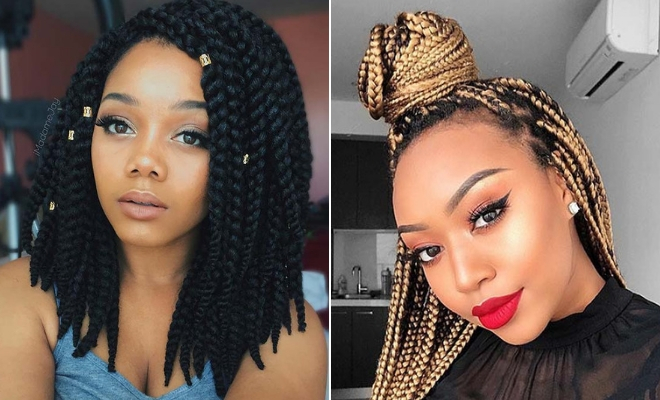 25 Crochet Box Braids Hairstyles For Black Women Stayglam