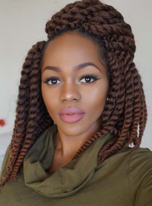 43 Eye-Catching Twist Braids Hairstyles for Black Hair - StayGlam ...