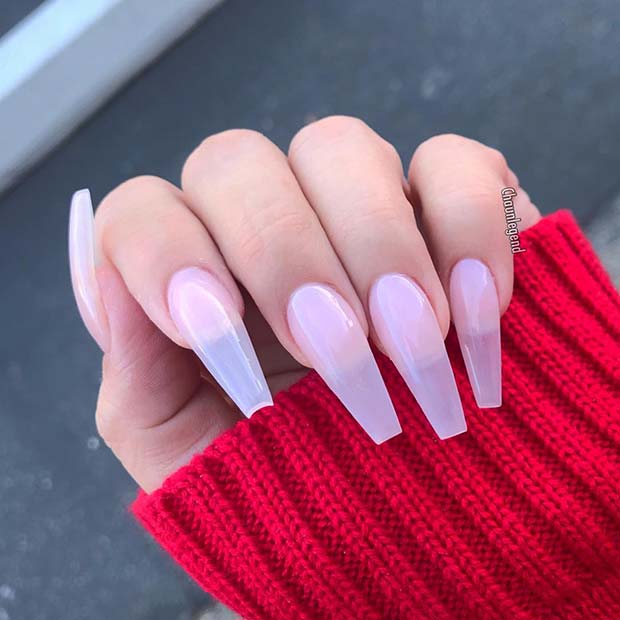 Chic and Long Jelly Nails