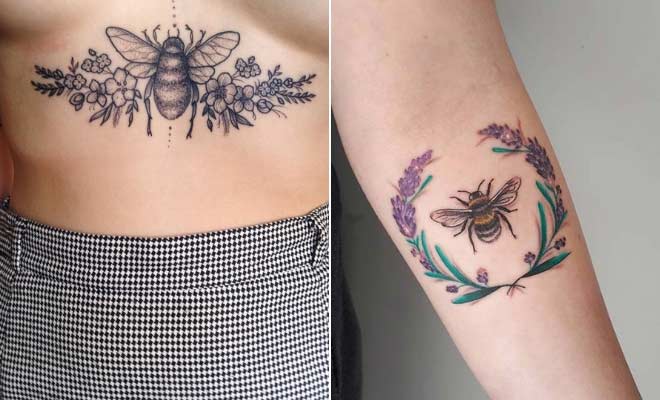 49 Unique Bee Tattoos with Meaning  Our Mindful Life