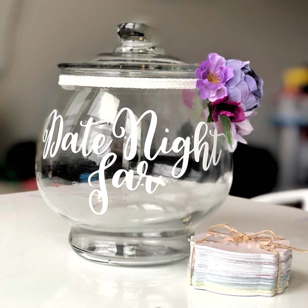 Date Night Jar Bridal Game