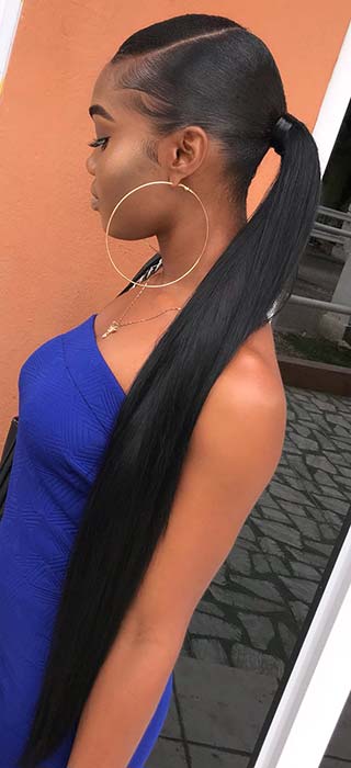 Long & Sleek Weave Ponytail