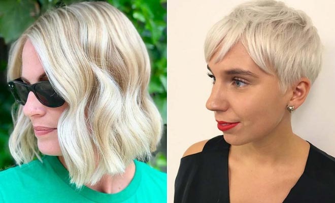 7. Bleach Blonde Hair for Short Hair: Styling Ideas - wide 6