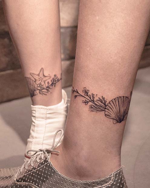 Matching Ankle Tattoo Ideas