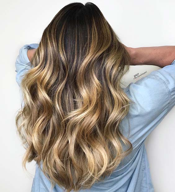 21 Chic Examples Of Black Hair With Blonde Highlights Page 2 Of 2  21 Chic Examples Of Black Hair With Blonde Highlights Page 2 Of 2