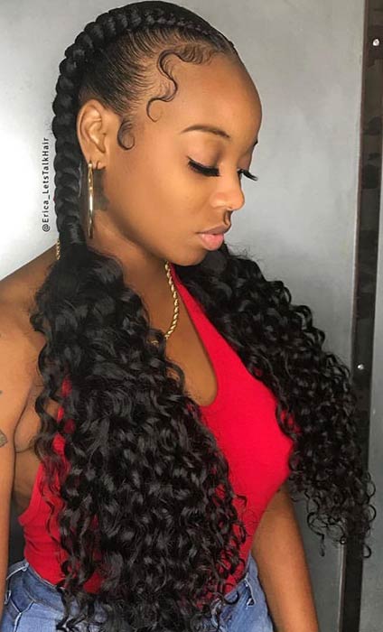 25 Braid Hairstyles With Weave That Will Turn Heads Stayglam Hairstyles with weave act as a security blanket to protect you from those bad hair days. 25 braid hairstyles with weave that