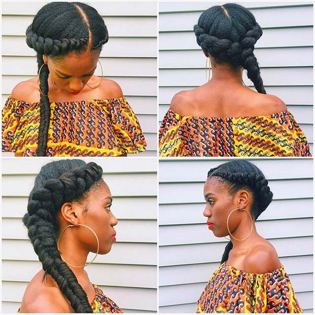 Butterfly Braids for Natural Hair 