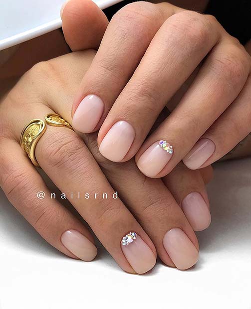 Simple and Elegant Nail Design for Short Nails