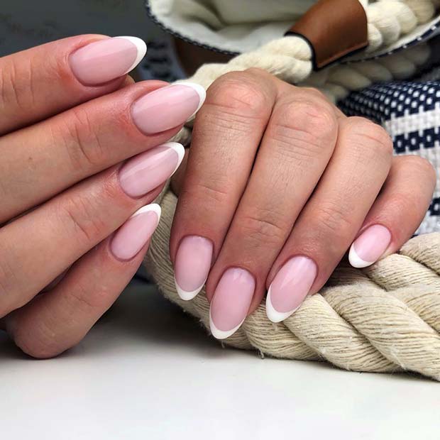 Elegant French Manicure Nail Design