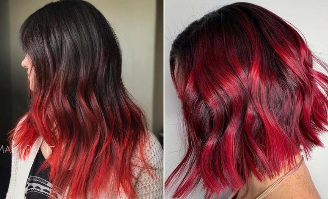 23 Red And Black Hair Color Ideas For Bold Women Stayglam