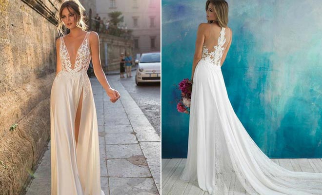 21 Sexy Wedding Dresses For Confident Brides To Be Stayglam 0829