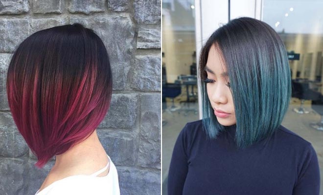 short pink ombre hair