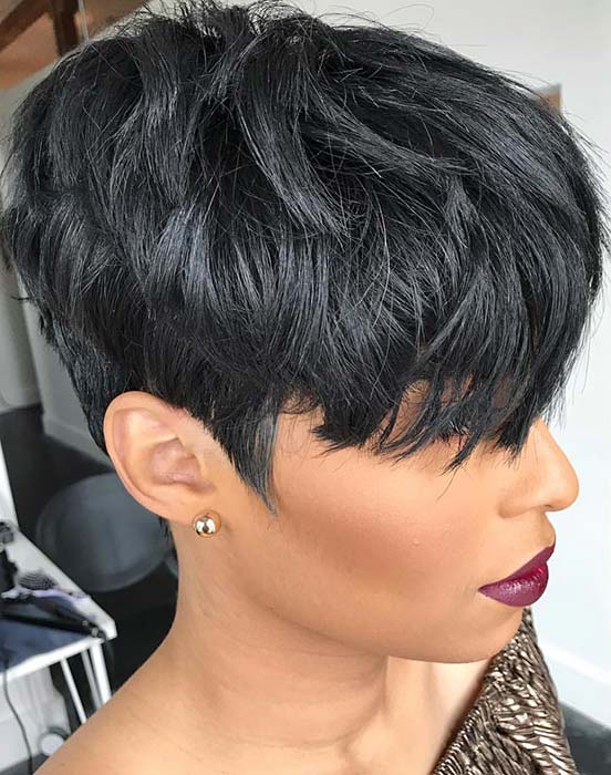 Biztons Gi Ment S Kitart S P Rbesz D Black Short Hairstyles