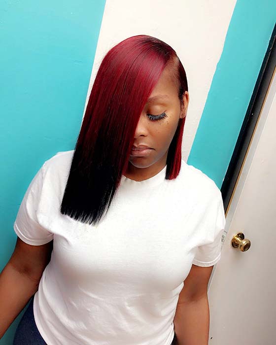 Red and Black Hair for Black Girls