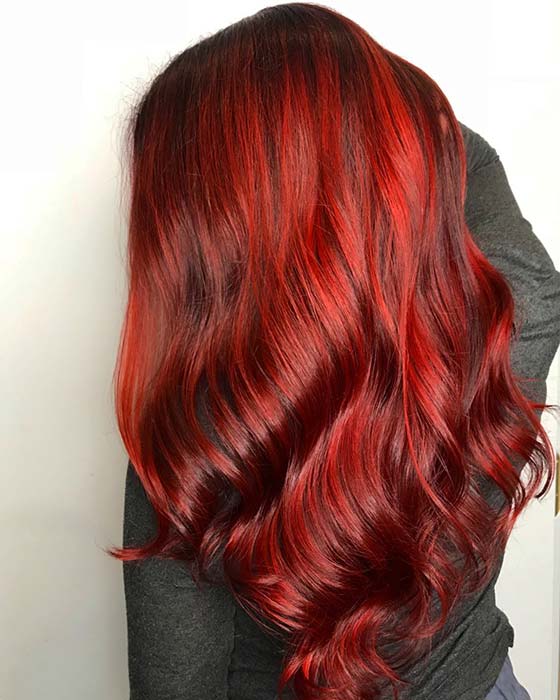 Spicy Red Hair Color Idea