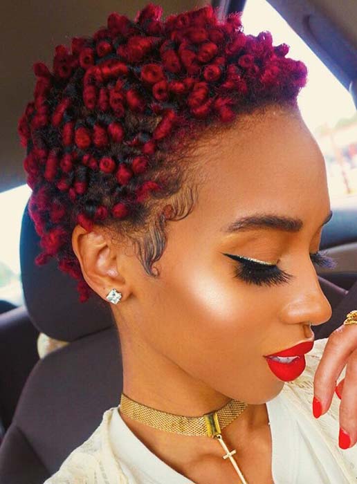 Stylish Natural Red Curls