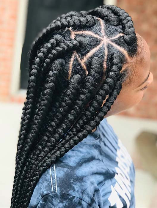 Jumbo Triangle Braids