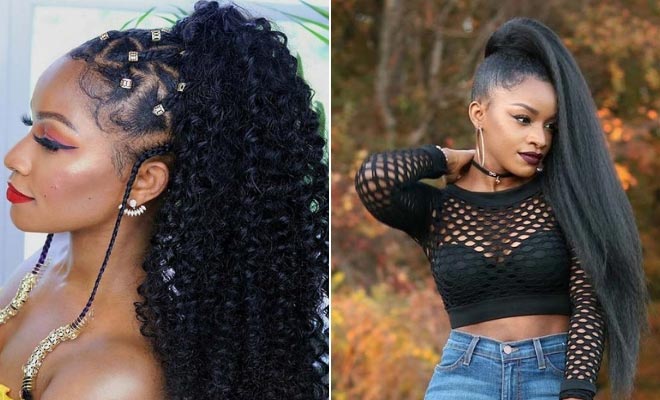 23 New Ways to Wear a Weave Ponytail | StayGlam