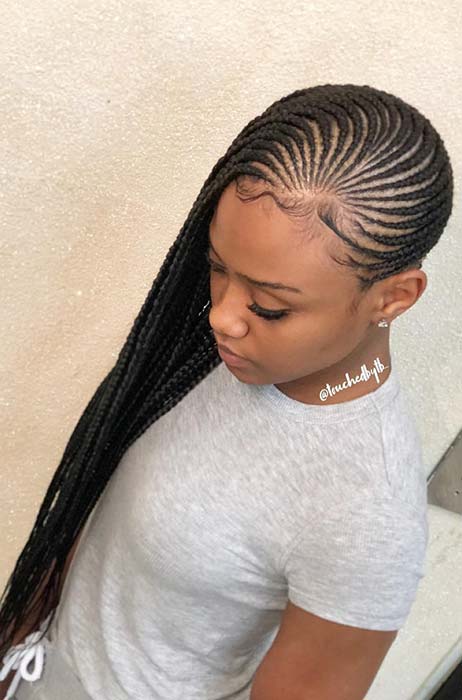 Beautiful Braids to the Side