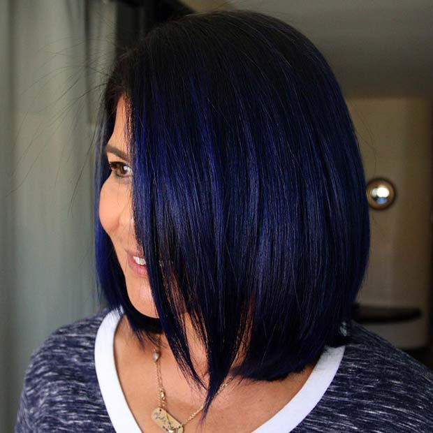 43 Beautiful Blue Black Hair Color Ideas To Copy Asap Stayglam