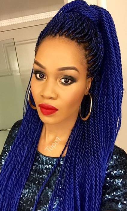 Blue Senegalese Twist