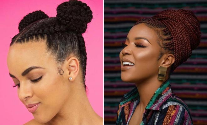 23 Beautiful Braided Updos For Black Hair Page 2 Of 2 Stayglam