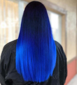 41 Bold and Beautiful Blue Ombre Hair Color Ideas - StayGlam - StayGlam