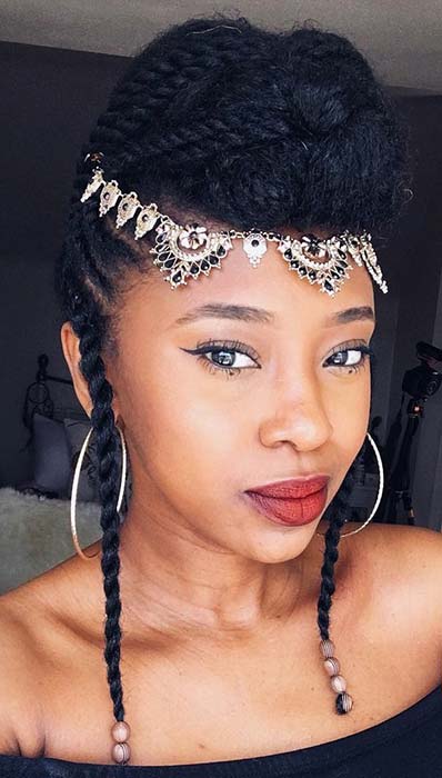 45 Beautiful Natural Hairstyles You Can Wear Anywhere - StayGlam