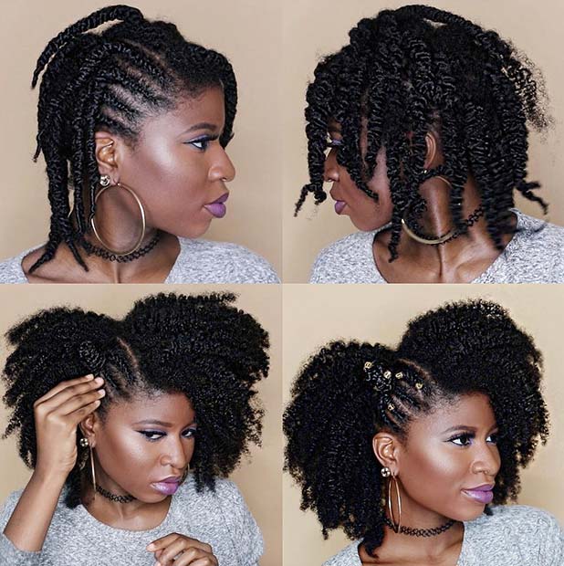 natural hair styles, natural hairstyles, african hairstyles, hairstyles for natural hair,