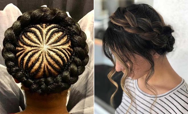 21 Pretty Halo Braid Hairstyles To Try In 2019 Stayglam