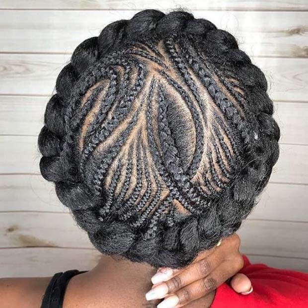 21 Pretty Halo Braid Hairstyles to Try in 2019 - Page 2 of 2 - StayGlam