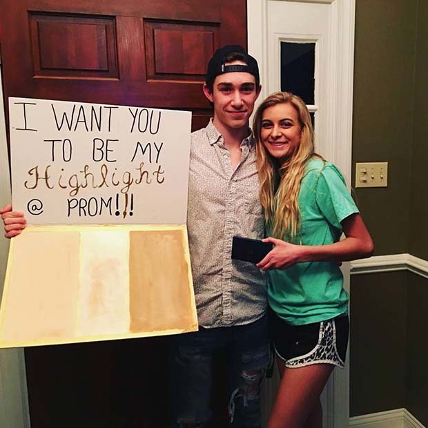 Promposal Idea for Makeup Lovers 