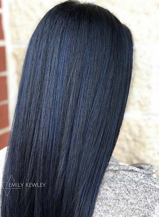 Ongebruikt 43 Beautiful Blue Black Hair Color Ideas to Copy ASAP | Page 2 of LL-99