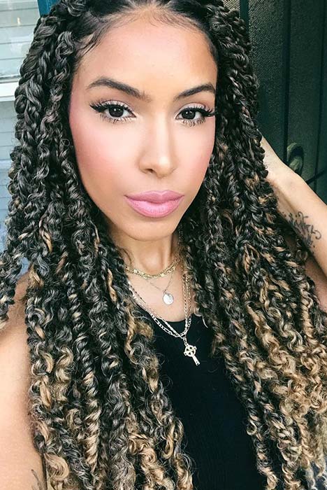 25 Gorgeous Passion Twists Hairstyles Crazyforus