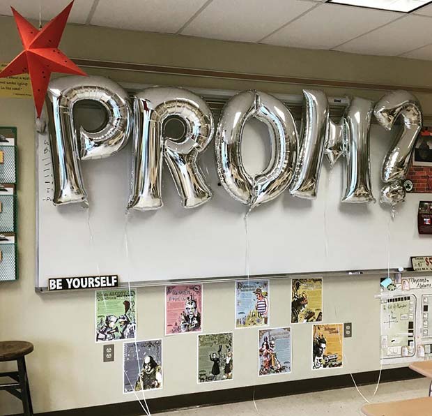 Prom Proposal Balloons
